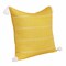 Edge Collections - 20" x 20" - Yellow - Striped Decorative Pillow for Stylish Home Decor - 1 Piece
